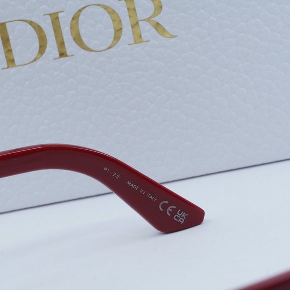FINAL PRICE NEW DIOR DIORBOBBYSPORT M1U 35A0 RED GREY SUNGLASSES - Picture 5 of 9
